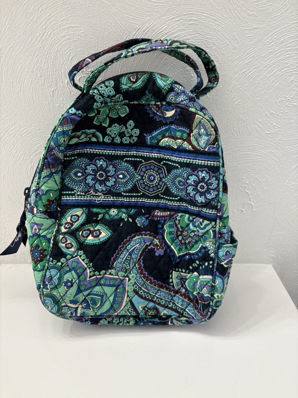Vera Bradley "Let's Do Lunch" Insulated Lunch Bag Blue Rhapsody Pattern